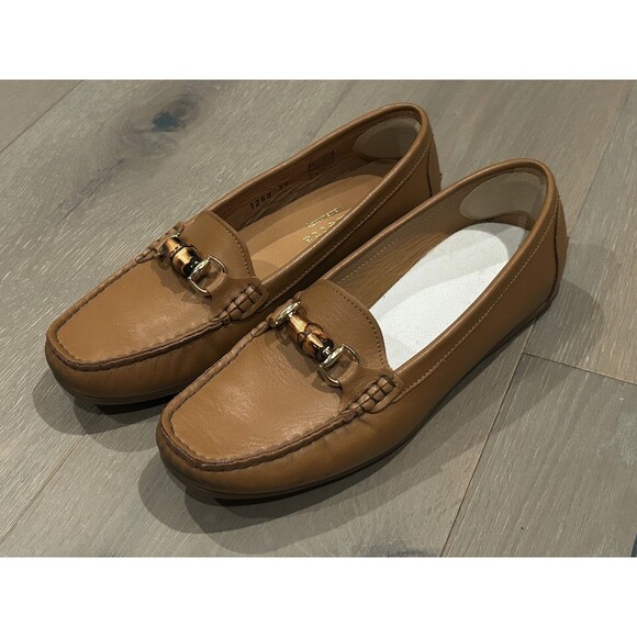 Elizabetta Tan Leather Loafers (Men’s, EU 39) main image 7